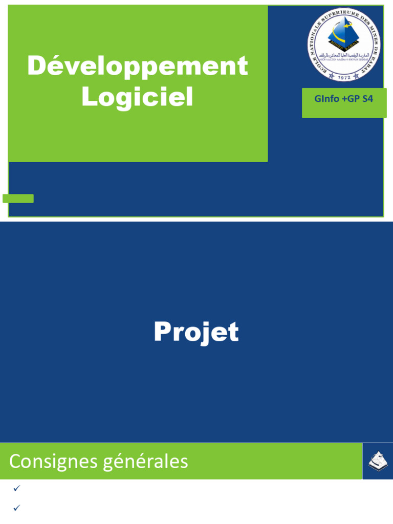 Projet de développement logiciel GInfo | PDF | Interface (Informatique ...