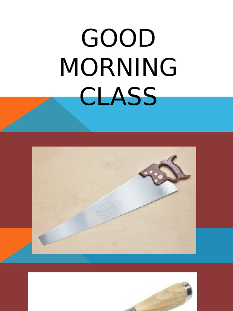 Classroom Activity on Tool Usage | PDF