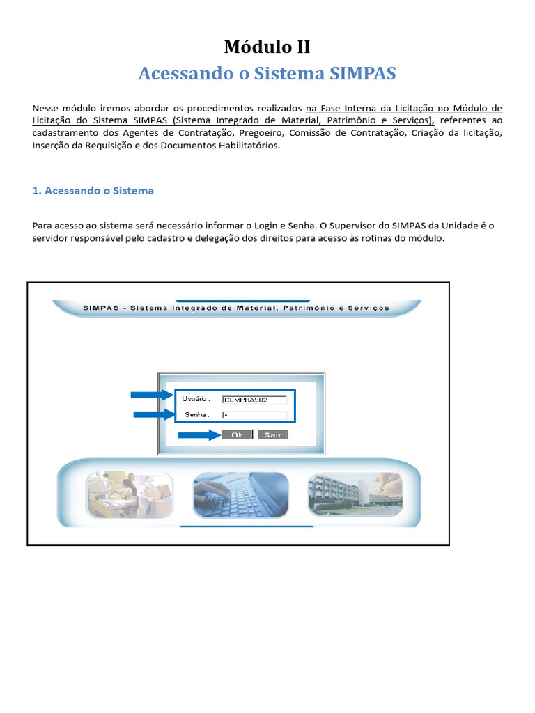 Acesso e Atualização no SIMPAS | PDF