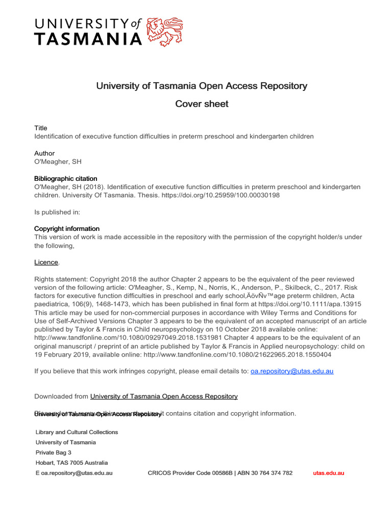 O Meager Whole Thesis | PDF | Thesis | Open Access