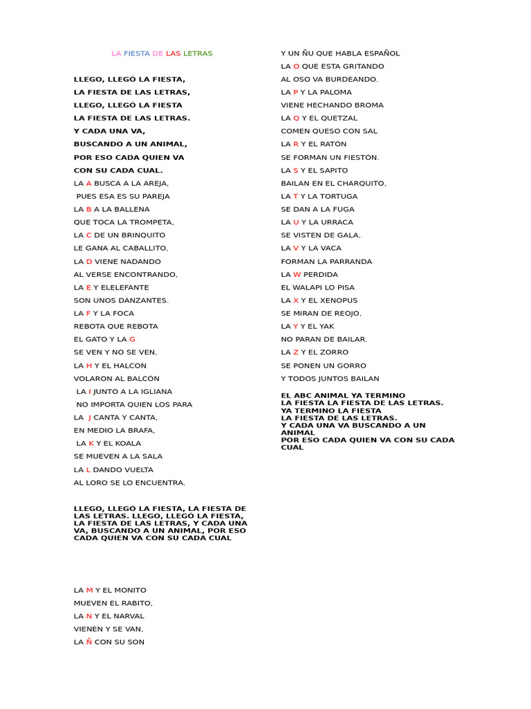 A Fiesta de Las Letras | PDF