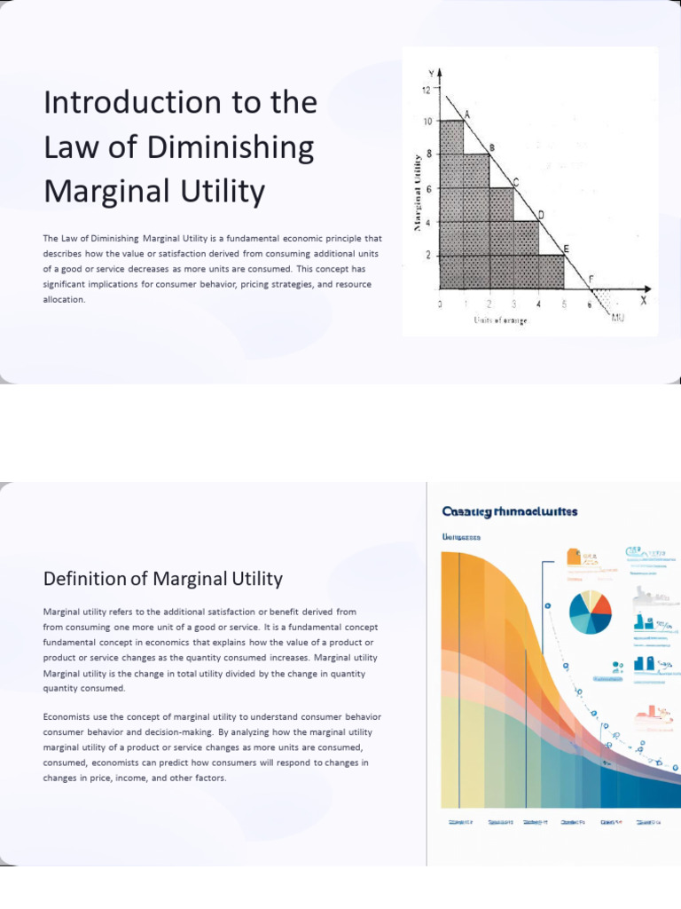 Understanding Diminishing Marginal Utility | PDF | Utility | Marginal ...