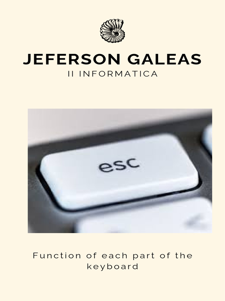 Functions of the Keyboard Explained | PDF