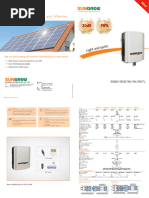 Sungrow Solar Commercial Three Phase 50kw String Inverter Datasheet ...