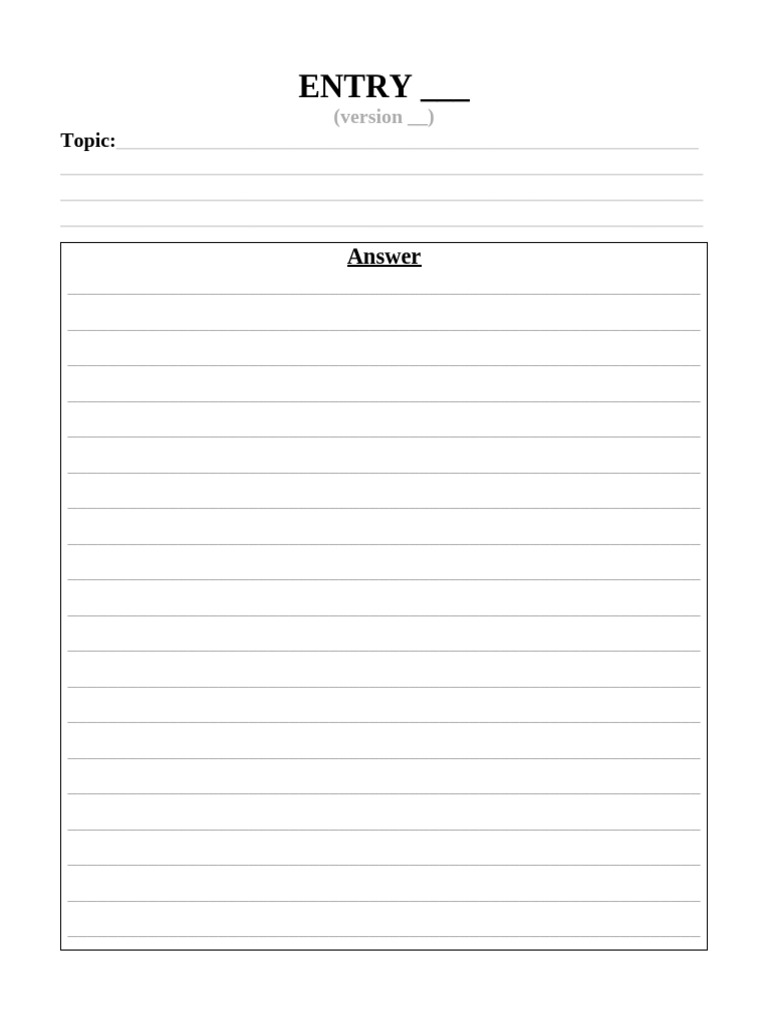 Document Entry Overview and Insights | PDF