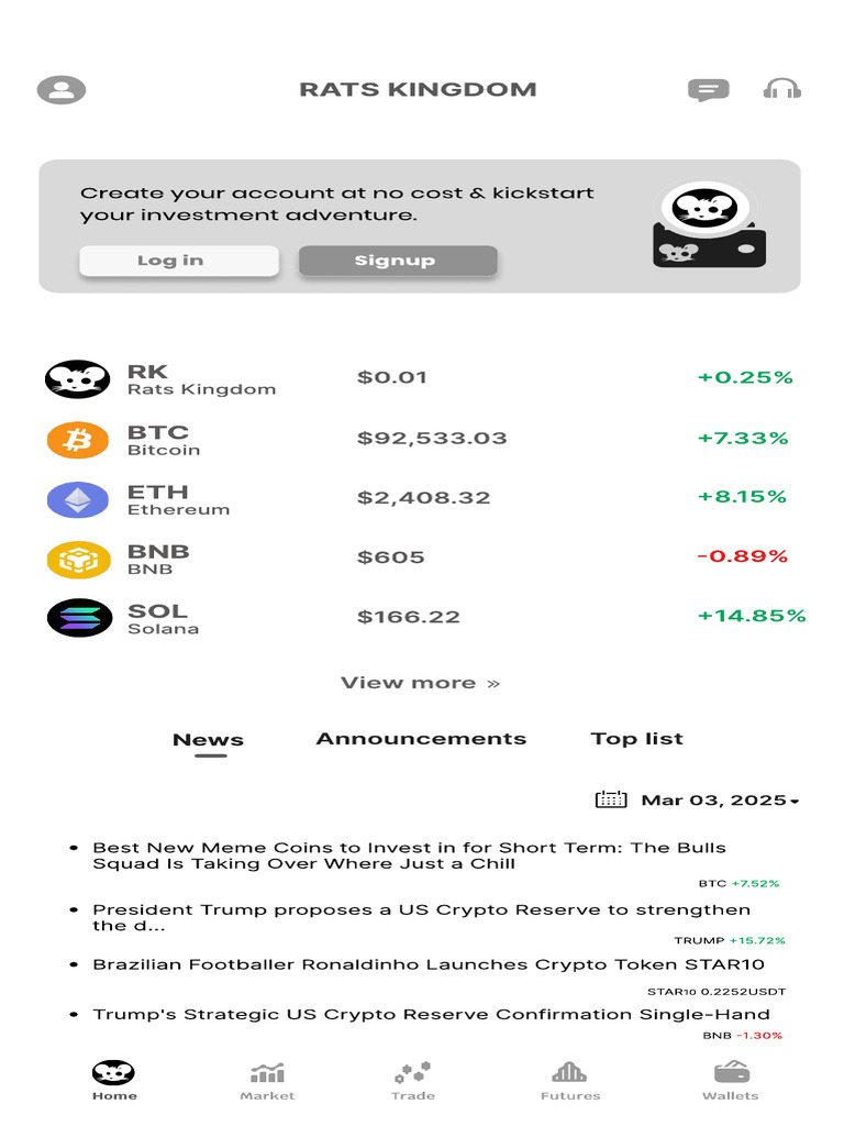 RatsKingdom Exchange | PDF | Futures Contract | Bitcoin