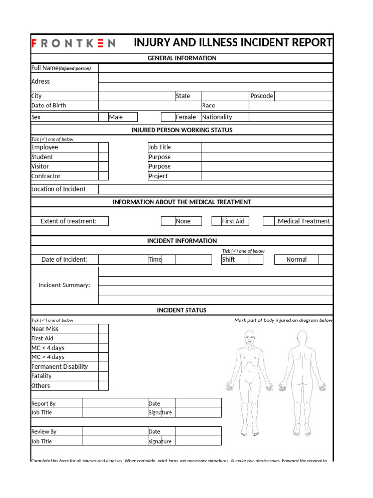 Incident Form | PDF