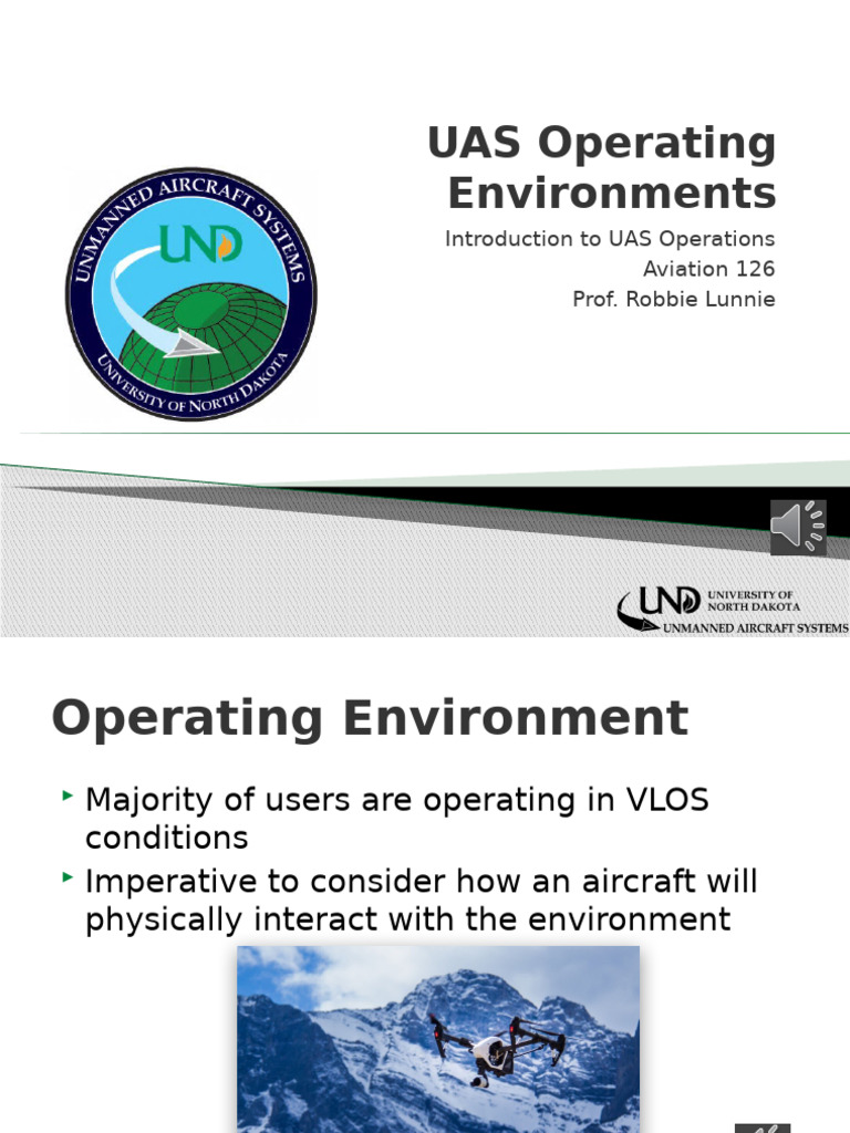 UAS Operating Environments Overview | PDF | Altitude | Weather