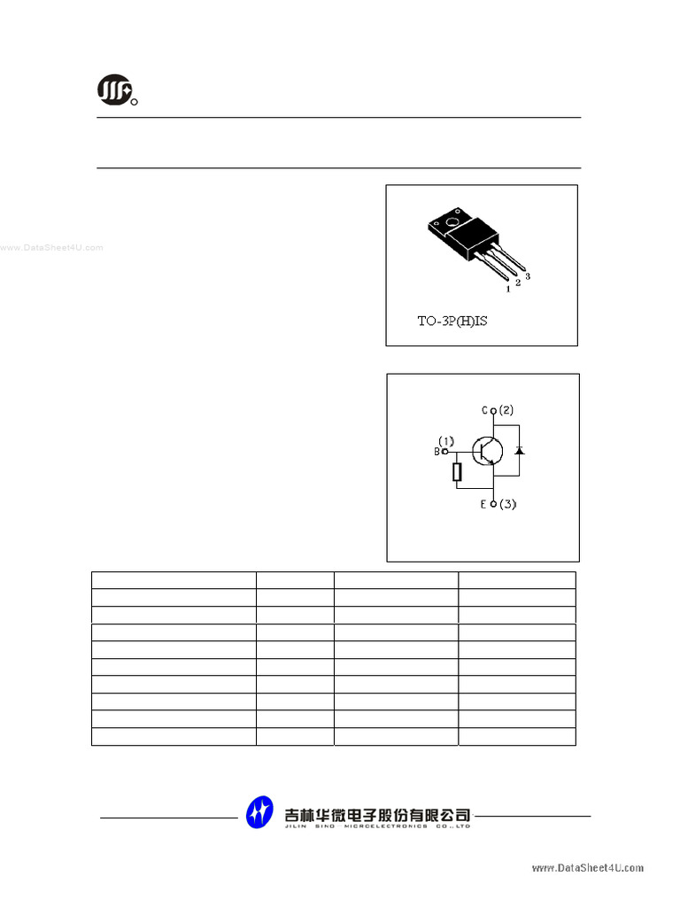D3402 Bipolar Transistor Datasheet | PDF