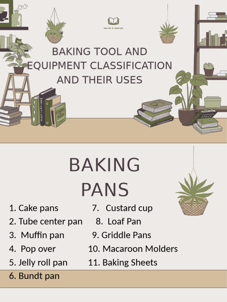 Baking Tools and Equipment Guide | PDF