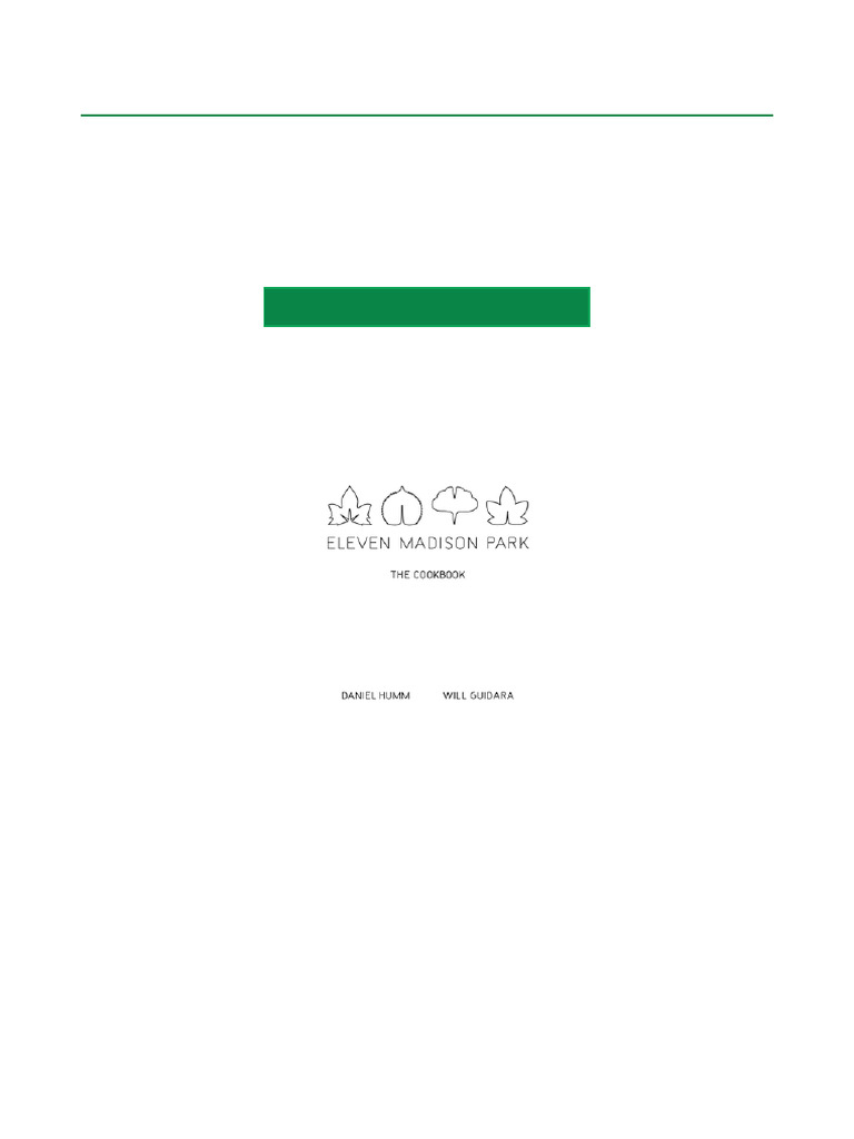 Upgrade Eleven Madison Park The Cookbook Final Version Download PDF