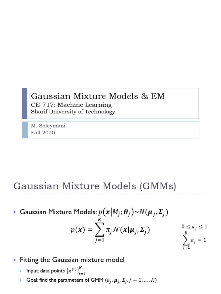 Gaussian Mixture Models Explained | PDF | Cluster Analysis ...