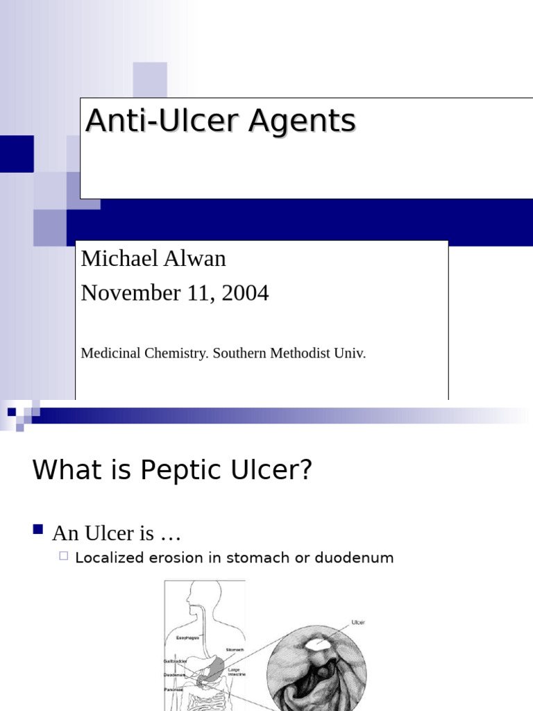 Ulcer 1 | PDF | Biochemistry | Chemistry