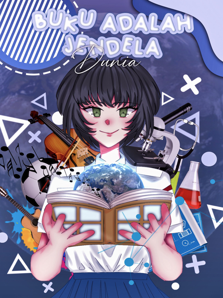 POSTER ADZKIA HUMAIRA BUKU ADALAH JENDELA DUNIA PDF