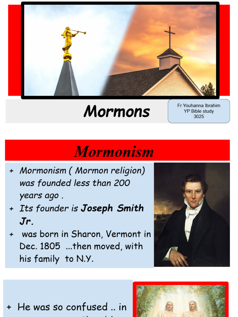 Mormons | PDF | The Church Of Jesus Christ Of Latter Day Saints | Mormonism
