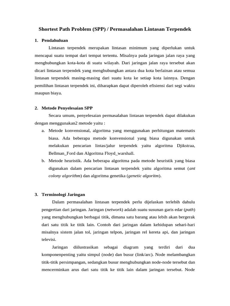 5 Shortest Path Problem | PDF