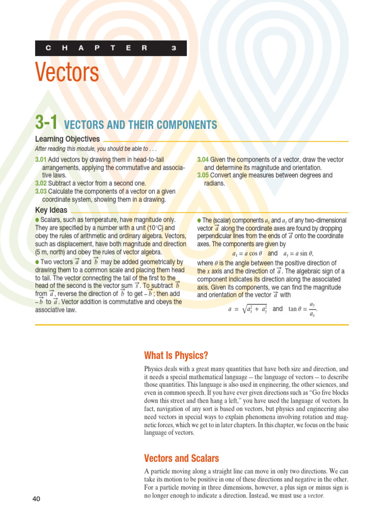 Understanding Vectors in Physics | PDF | Trigonometric Functions ...