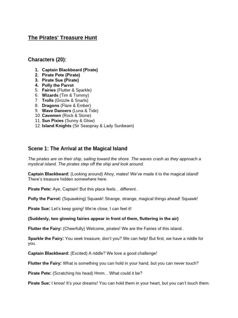 Annual Show Script | PDF