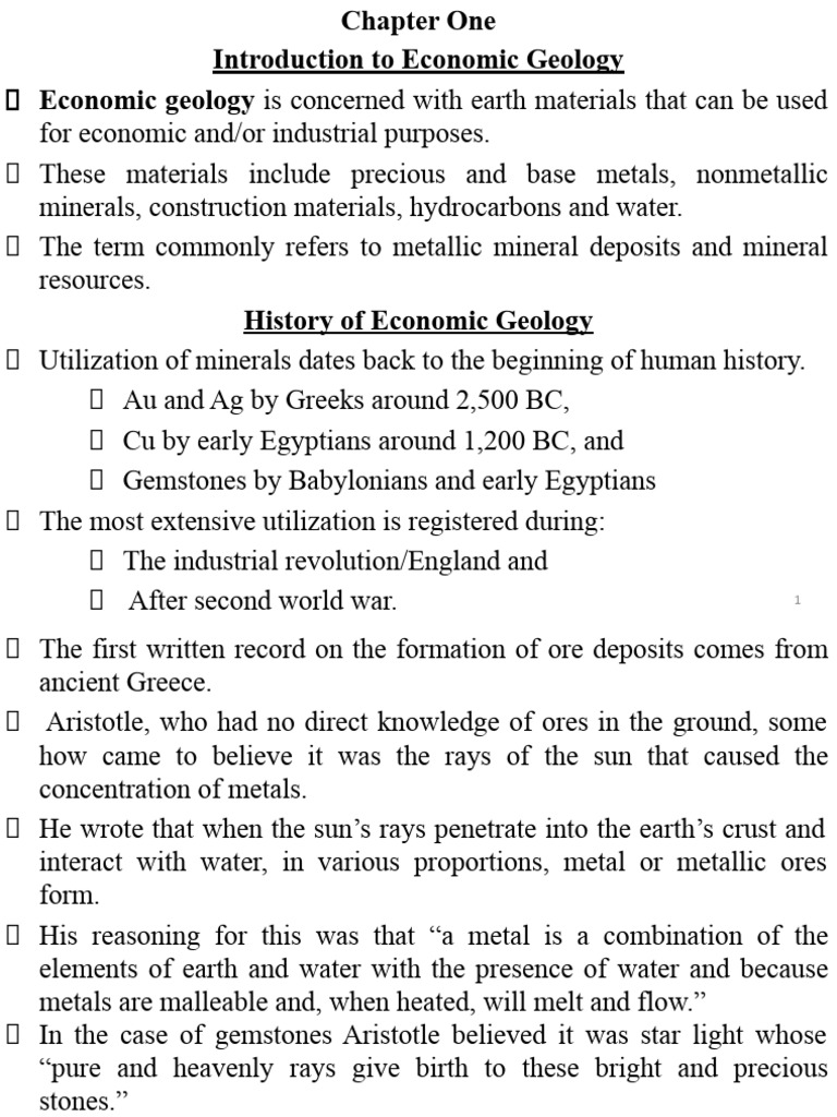 Sources of Iron Ores in Economic Geology | PDF | Magma | Igneous Rock