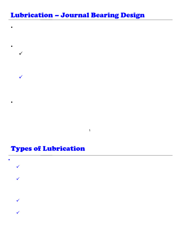 Journal Bearing Design and Lubrication | PDF | Viscosity | Fluid Dynamics