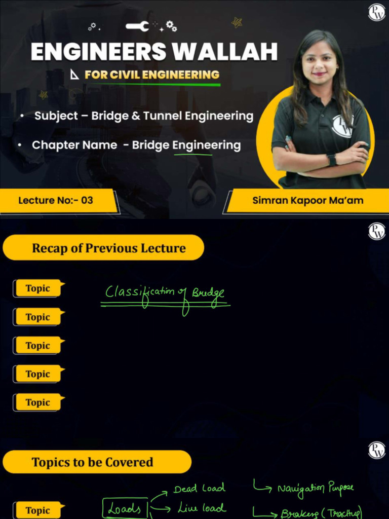 Bridge Engineering 03 - Class Notes | PDF