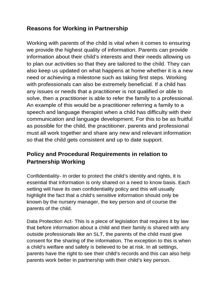Overcoming Barriers in Partnership Working | PDF | Communication ...