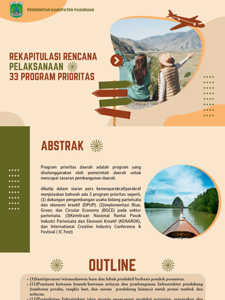 Rencana 33 Program Prioritas Pasuruan | PDF