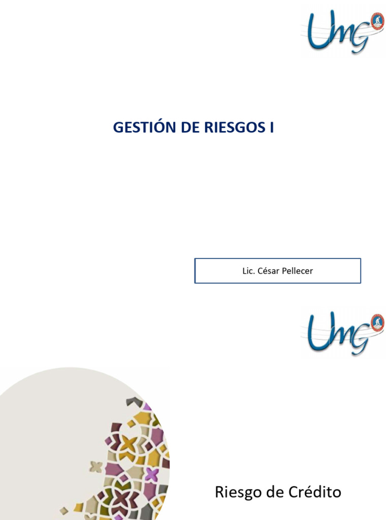 Dia 5 Gestion de Riesgos I | PDF | Riesgo crediticio | Economias