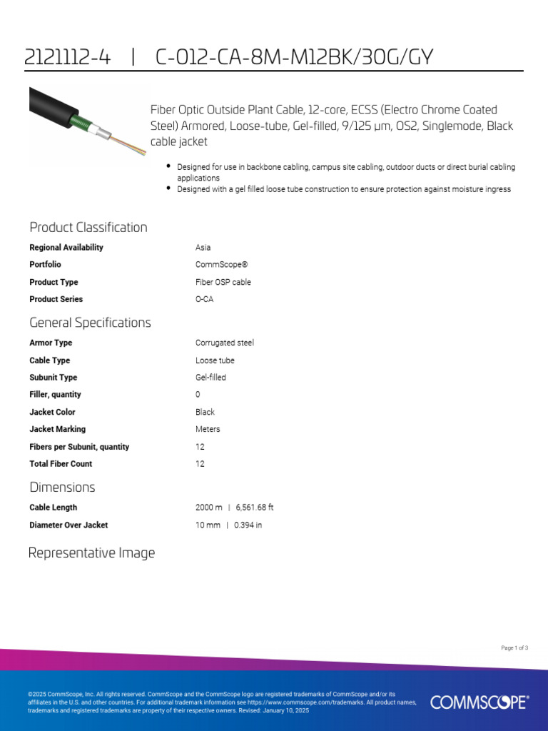 4 Product Specifications | PDF | Optical Fiber | Materials
