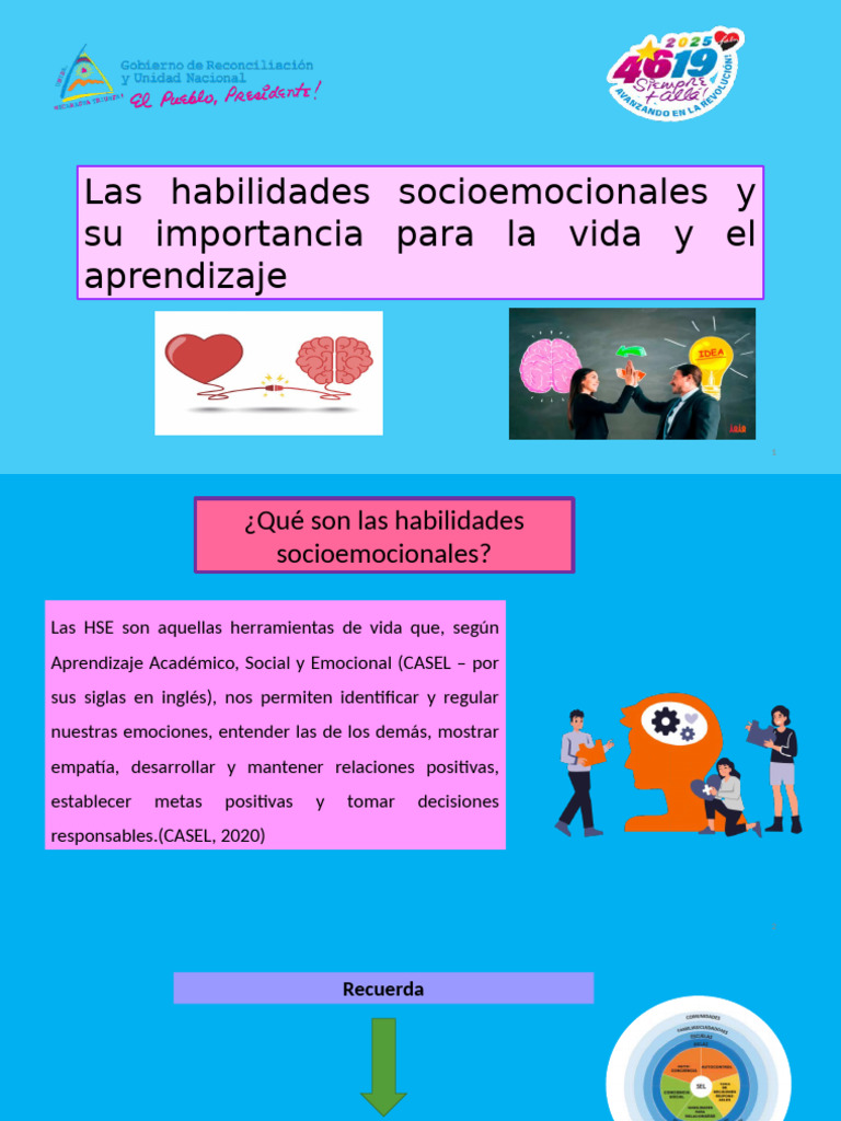 Importancia de las Habilidades Socioemocionales | PDF | Las emociones ...