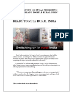 A Case Study On Rural Marketing by Sourabh Tandon 23-2-2012