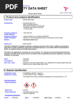 Lacquer Thinner Safety Data Sheet | PDF | Toxicity | Dangerous Goods