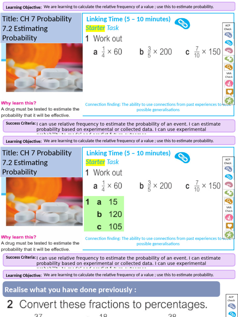 Estimating Probability with Relative Frequency | PDF | Cognitive ...
