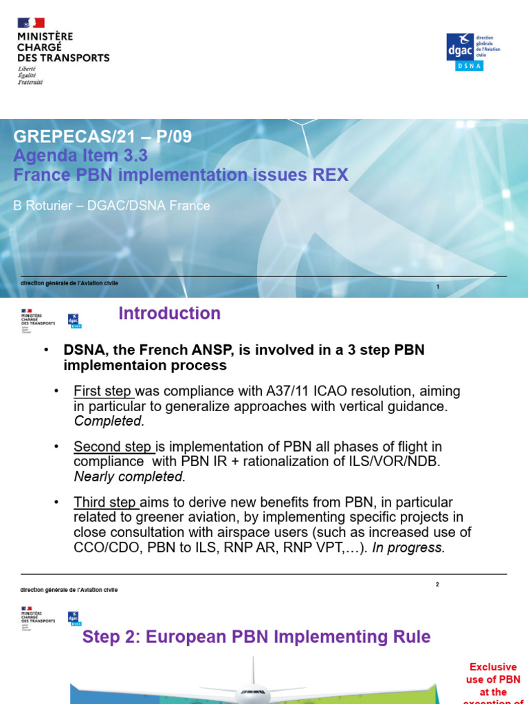 France's PBN Implementation Challenges | PDF | Transport Safety | Aviation