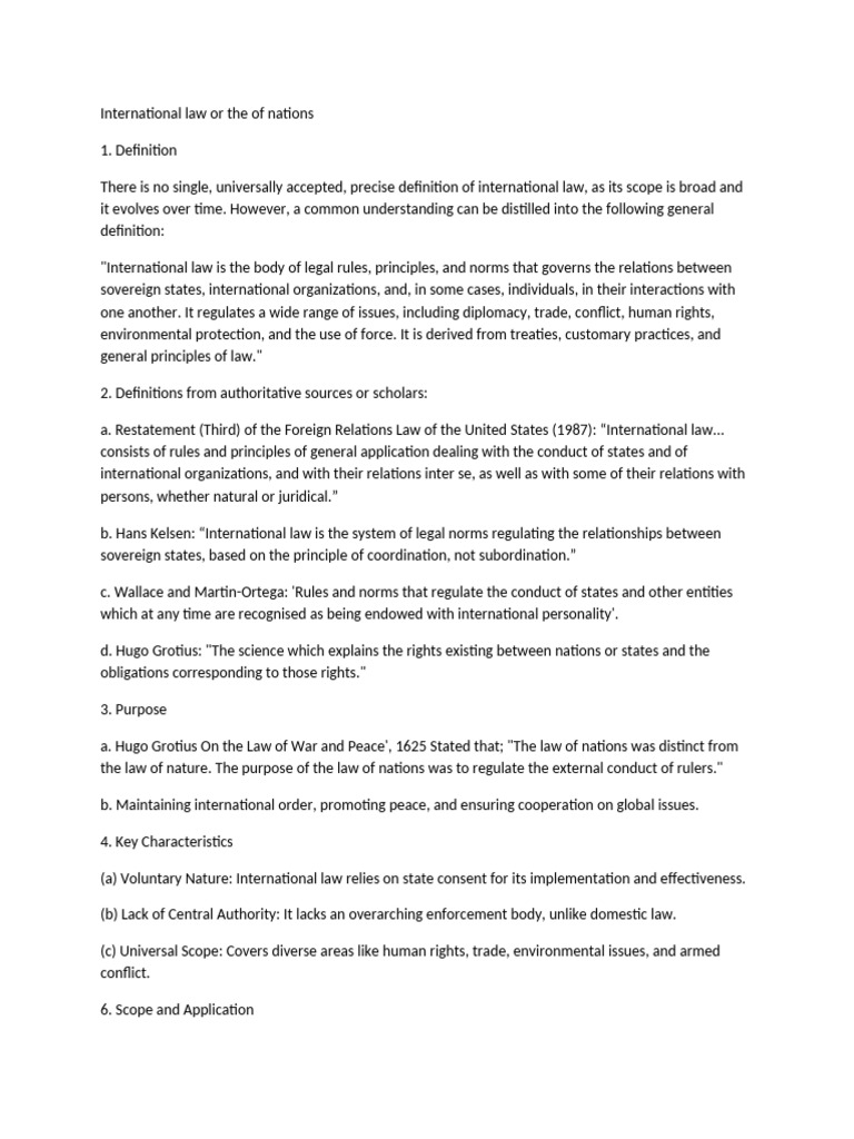 Understanding International Law Basics | PDF | International Law ...