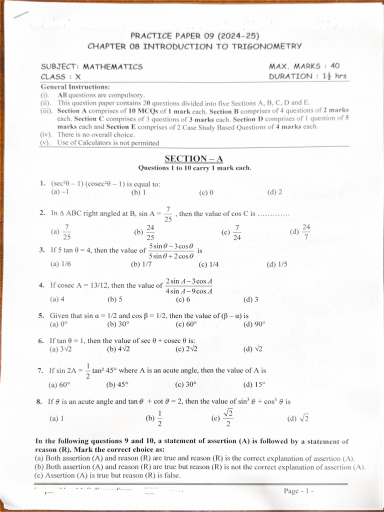 Trigonometry | PDF