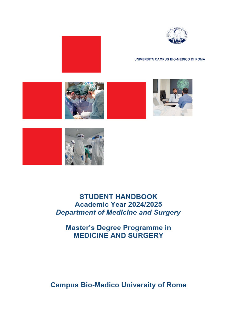 UERM Medicine and Surgery Student Handbook | PDF | Medicine | Pathology