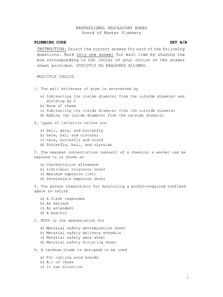 Plumbing Code. Rjes | PDF