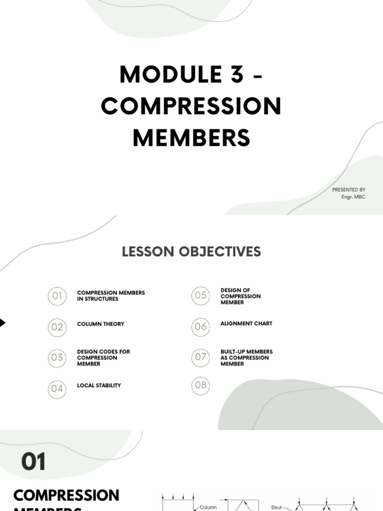Compression Members in Structural Design | PDF | Strength Of Materials ...
