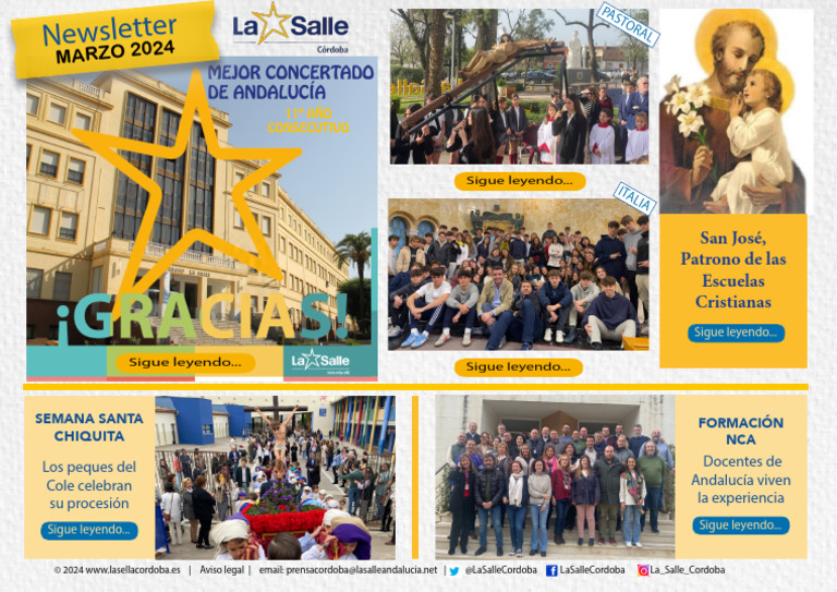 Newsletter-Marzo 2024 3 | PDF | Fiestas cristianas y días santos ...