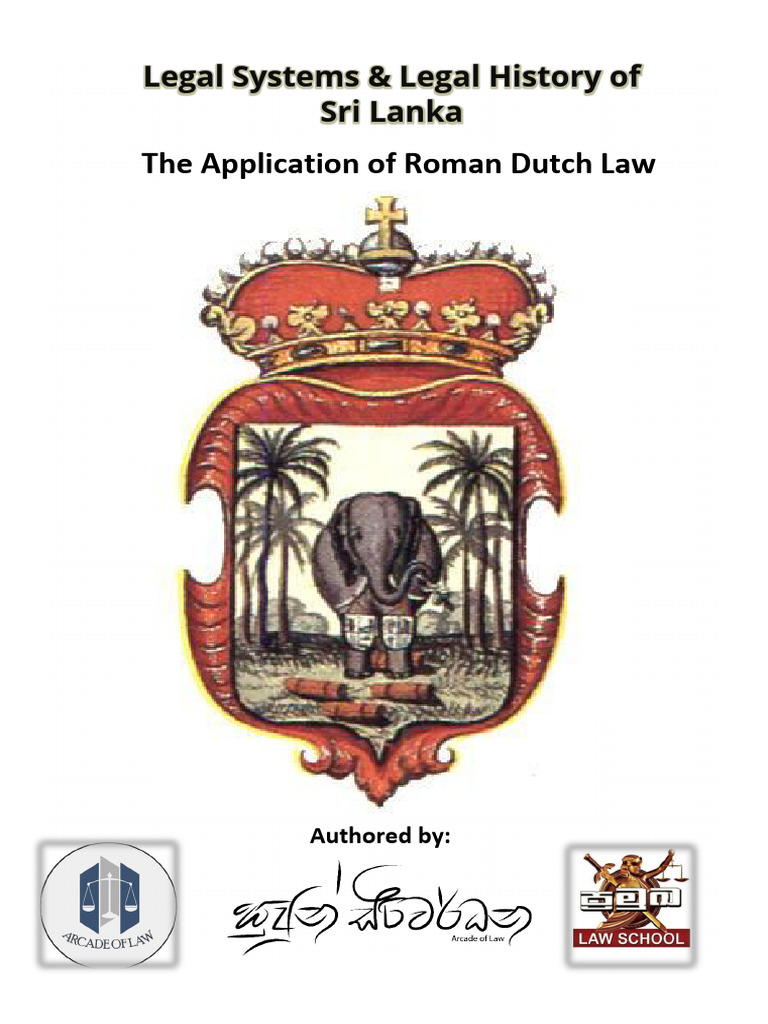 Application of Roman Dutch Law Sinhala | PDF