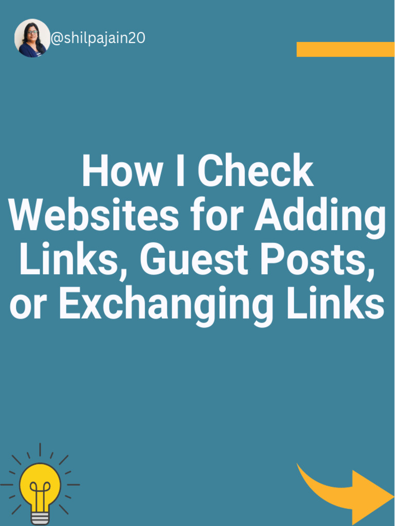 How to Evaluate Websites for Link Building | PDF