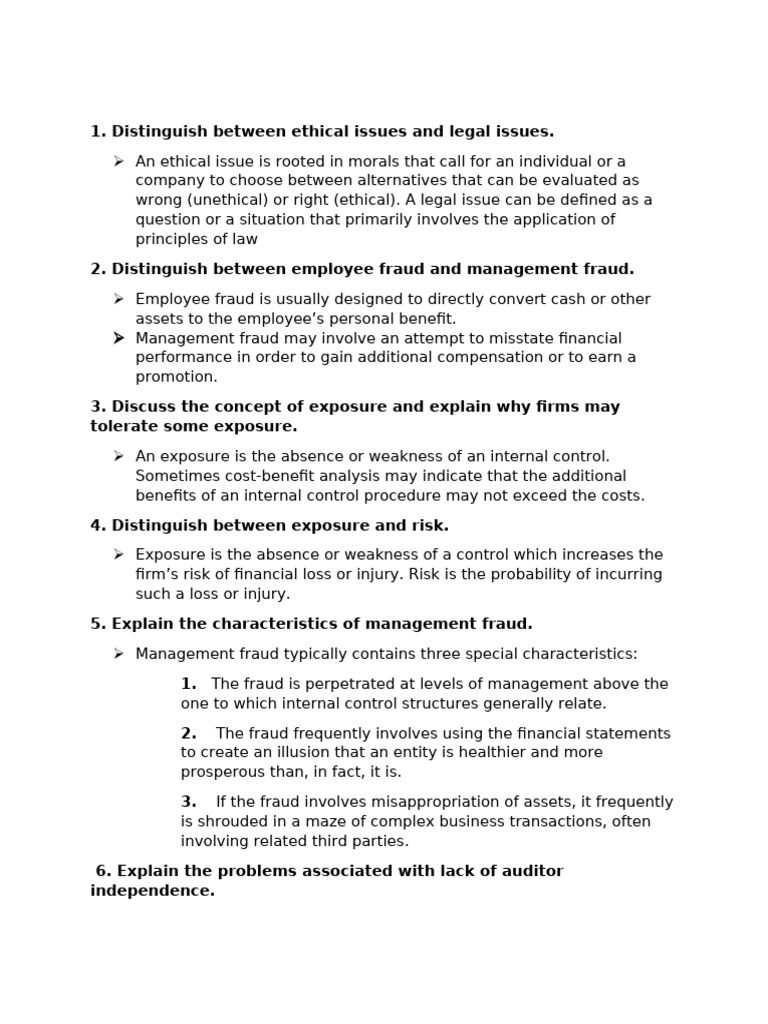 Common Themes in Legal Issues | PDF