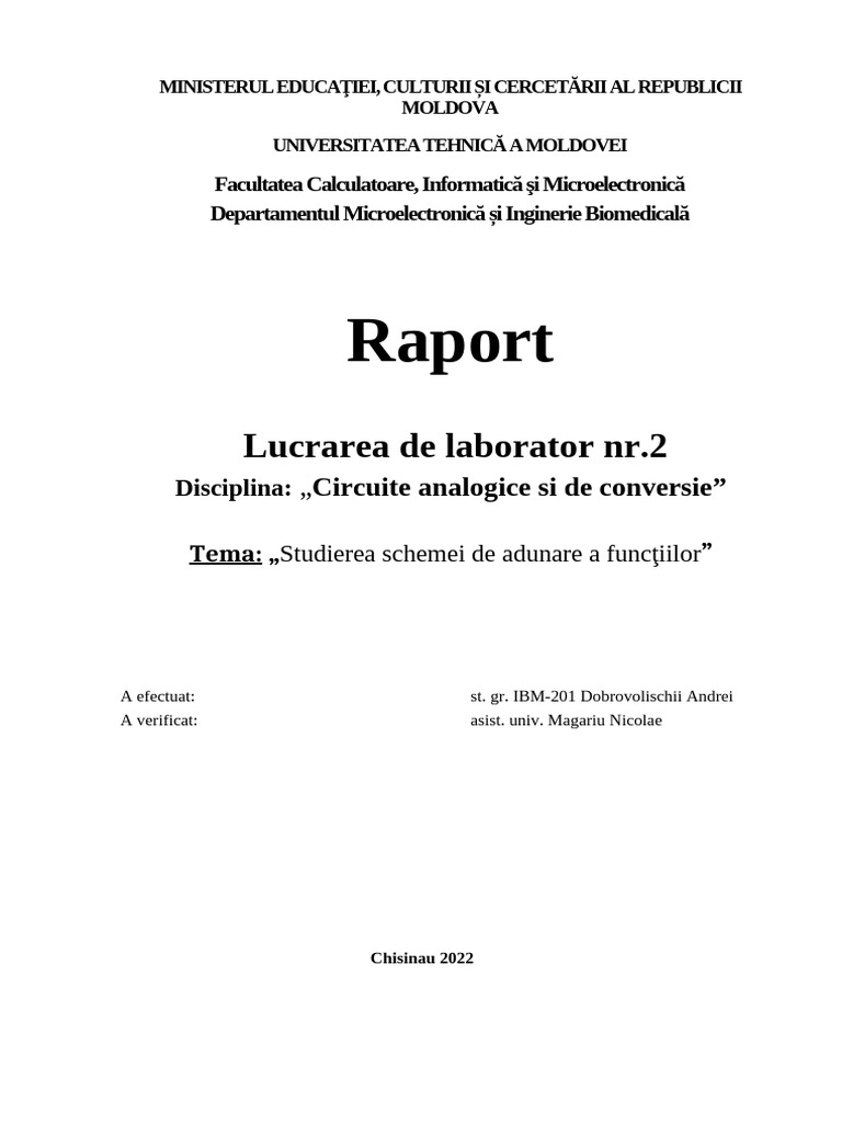 Laborator CAC 2 | PDF