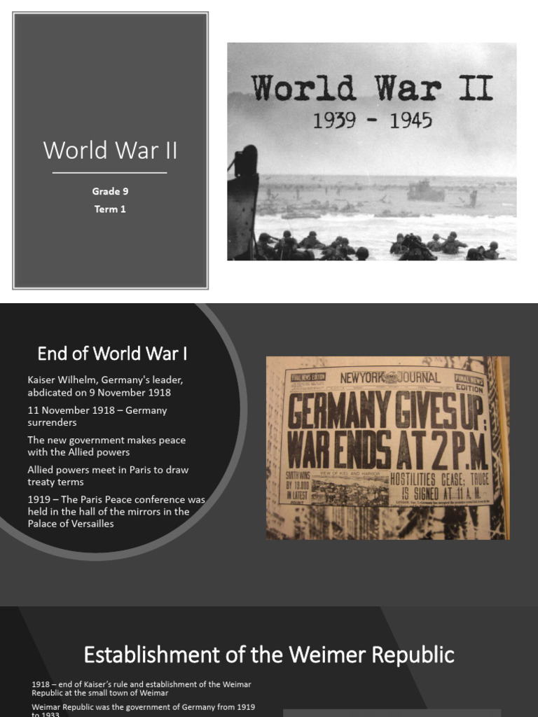 Causes and Impact of World War II | PDF | Weimar Republic | Adolf Hitler