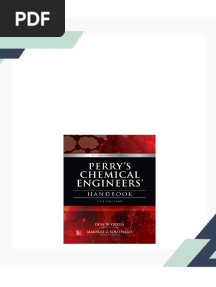 PERRY'S CHEMICAL ENGINEERS' HANDBOOK. 9th Edition Marylee Z. Southard - The complete ebook is available for download with one click