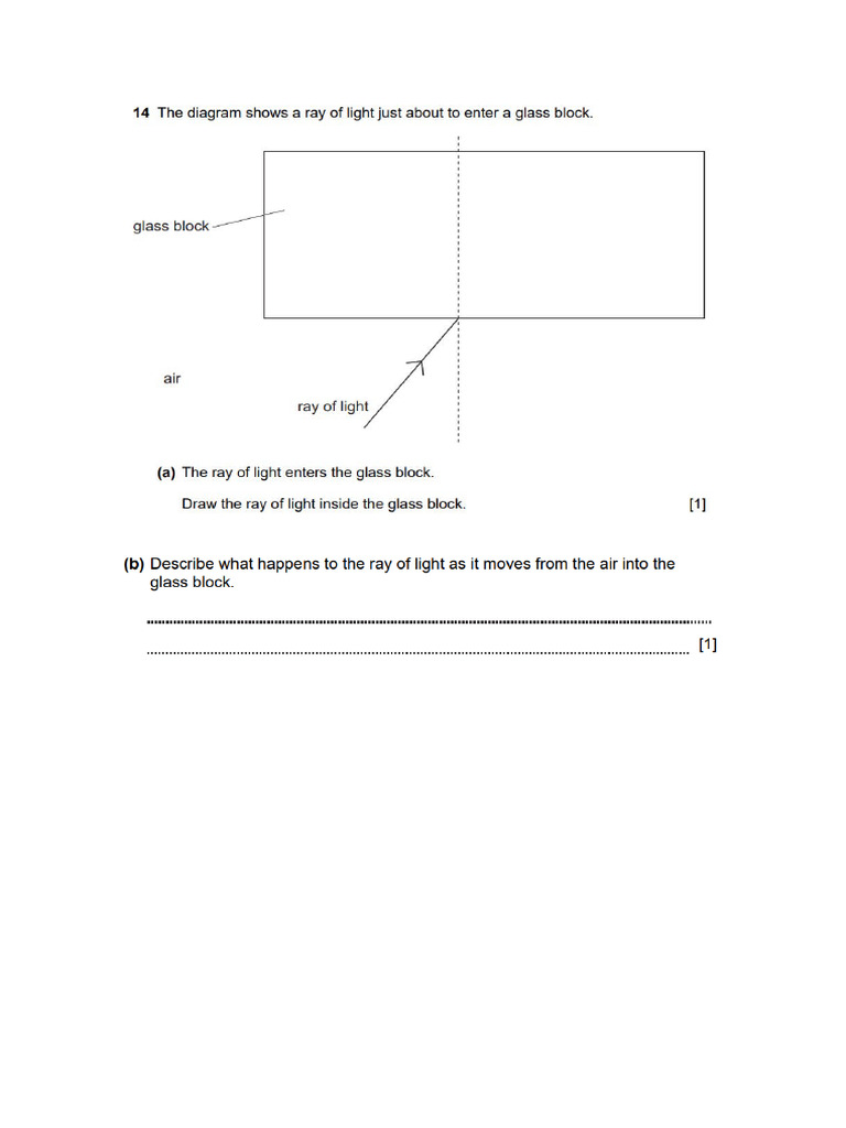 Light Past Paper | PDF