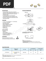 Datasheet Led 3MM | PDF | Light Emitting Diode | Electrical Components