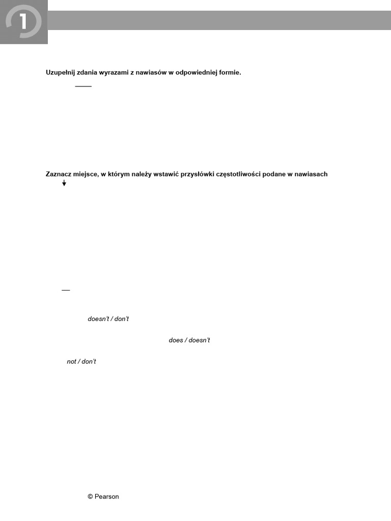A1+ Grammar Check: Present Simple | PDF