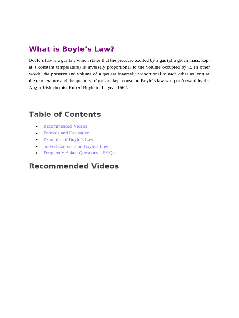 Chemistry Boyle S Law Pdf Periodic Table Ion